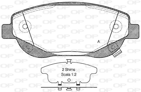 Brake Pad Set, disc brake (BPA1453.02)