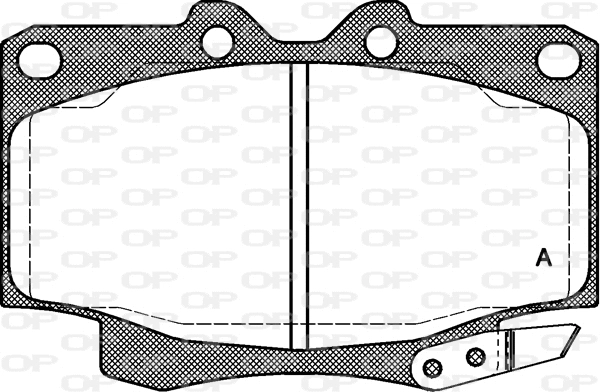 Brake Pad Set, disc brake (BPA0430.04)