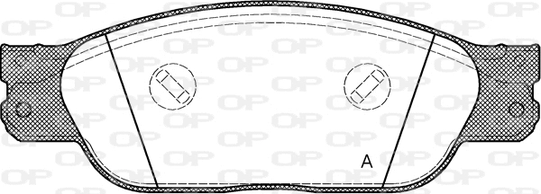 Brake Pad Set, disc brake (BPA0731.00)