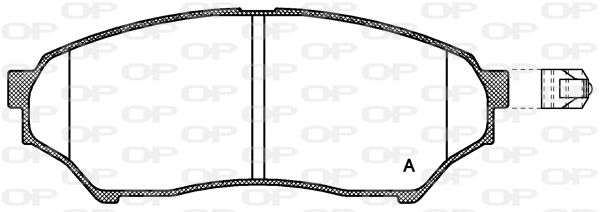 Brake Pad Set, disc brake (BPA0845.01)