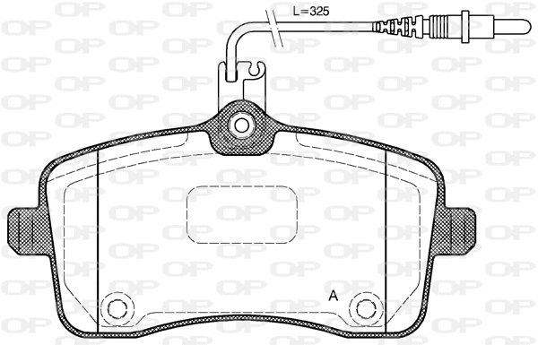 Brake Pad Set, disc brake (BPA1102.04)