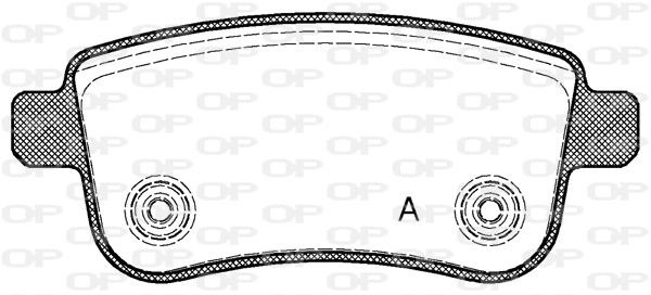 Brake Pad Set, disc brake (BPA1387.00)