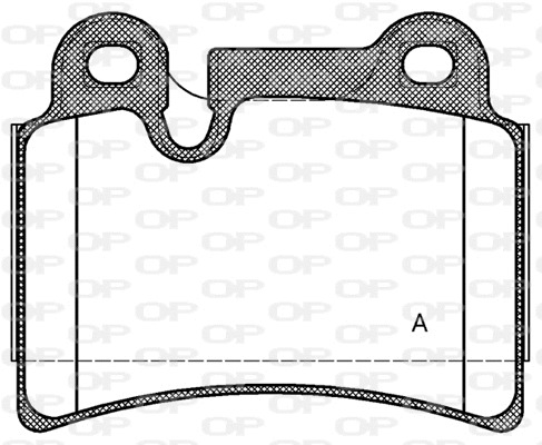 Brake Pad Set, disc brake (BPA1240.00)