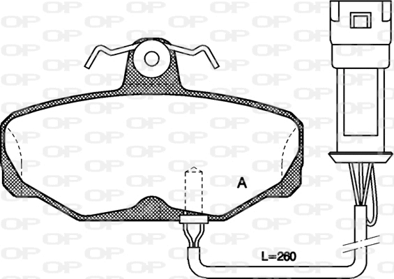 Brake Pad Set, disc brake (BPA0205.02)