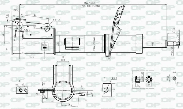 Shock Absorber (SAB8426.31)
