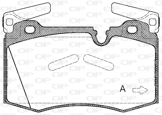 Brake Pad Set, disc brake (BPA1374.00)