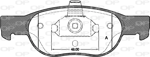 Brake Pad Set, disc brake (BPA0588.20)
