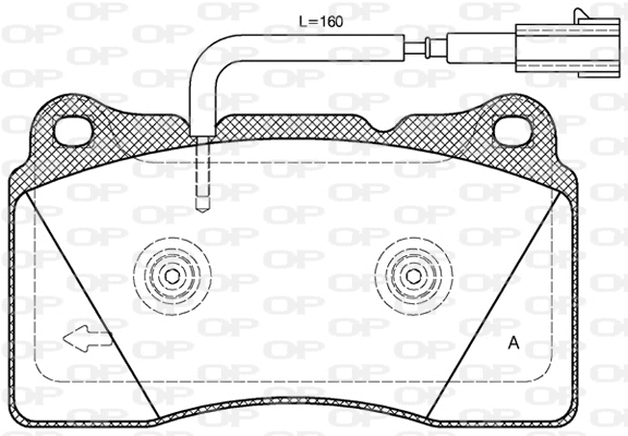Brake Pad Set, disc brake (BPA0666.12)