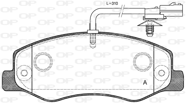 Brake Pad Set, disc brake (BPA1442.01)