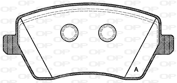 Brake Pad Set, disc brake (BPA0987.00)