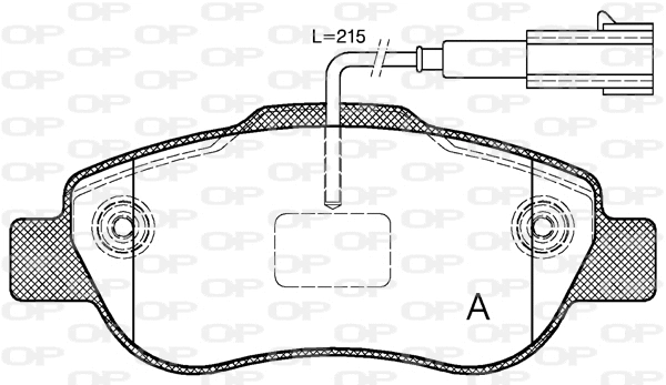 Brake Pad Set, disc brake (BPA1100.11)