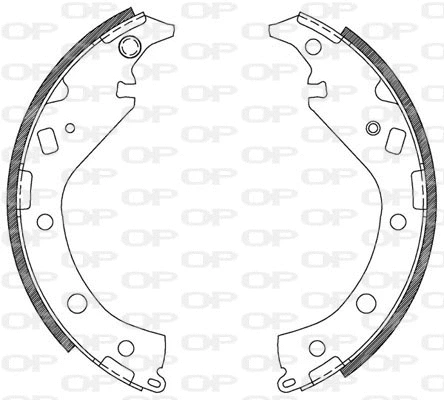 Brake Shoe Set (BSA2116.00)
