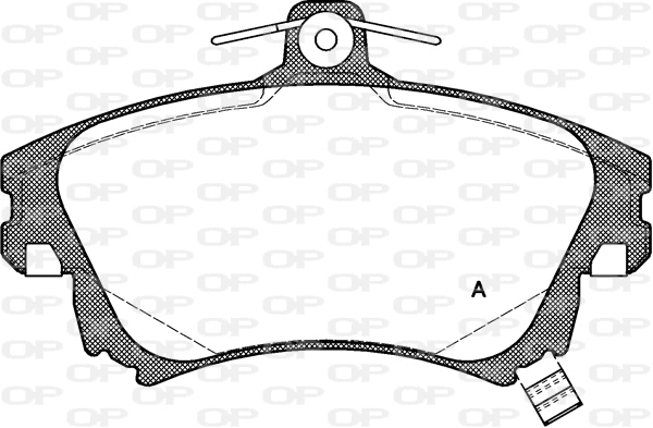 Brake Pad Set, disc brake (BPA0708.02)