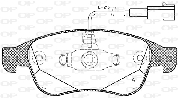 Brake Pad Set, disc brake (BPA1248.02)