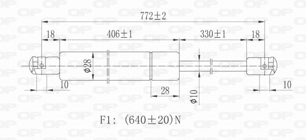 Gas Spring, boot/cargo area