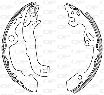 Brake Shoe Set (BSA2008.00)