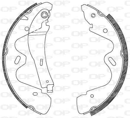 Brake Shoe Set (BSA2100.00)