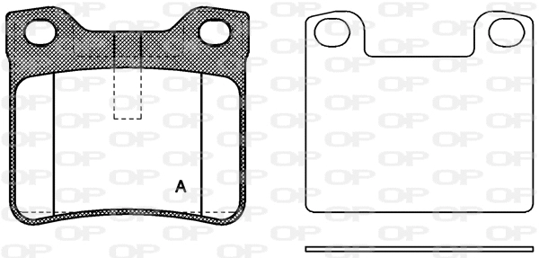 Brake Pad Set, disc brake (BPA0321.10)