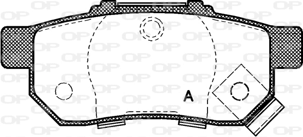 Brake Pad Set, disc brake (BPA0233.52)