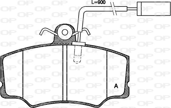 Brake Pad Set, disc brake (BPA0312.02)