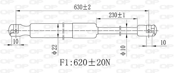 Gas Spring, boot/cargo area
