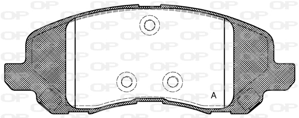 Brake Pad Set, disc brake (BPA0804.20)