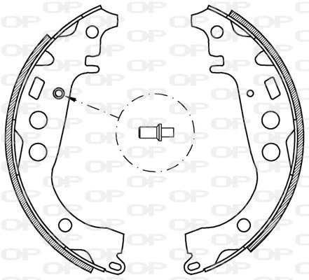 Brake Shoe Set (BSA2044.00)