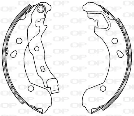 Brake Shoe Set (BSA2087.00)