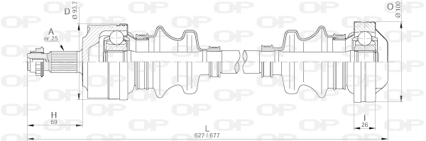 Drive Shaft (DRS6186.00)