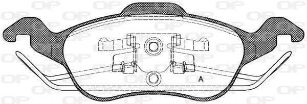 Brake Pad Set, disc brake (BPA0691.00)