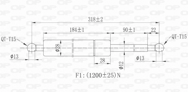 Gas Spring, boot/cargo area