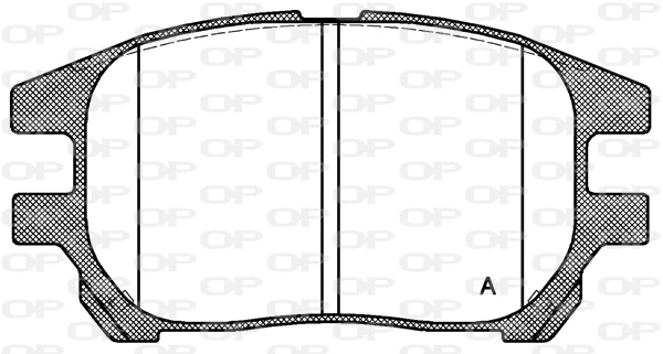 Brake Pad Set, disc brake (BPA0972.00)