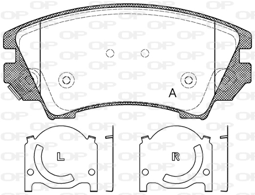 Brake Pad Set, disc brake (BPA1375.12)