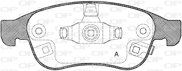 Brake Pad Set, disc brake (BPA1248.12)