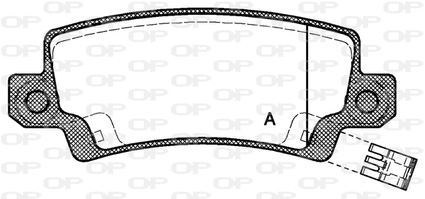 Brake Pad Set, disc brake (BPA0874.02)