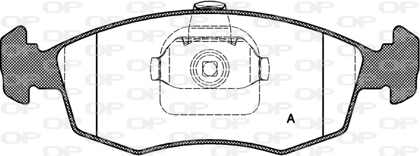 Brake Pad Set, disc brake (BPA0172.10)
