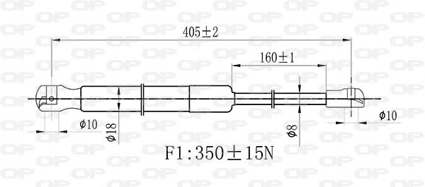 Gas Spring, boot/cargo area