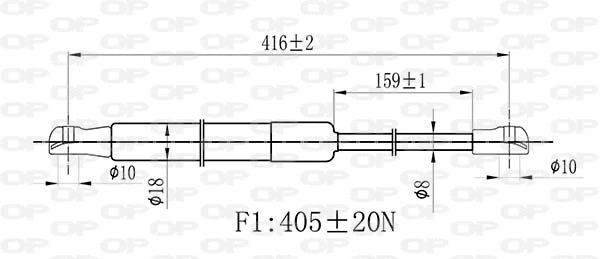 Gas Spring, boot/cargo area
