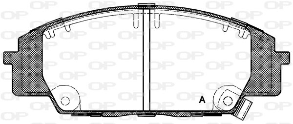 Brake Pad Set, disc brake (BPA0735.02)