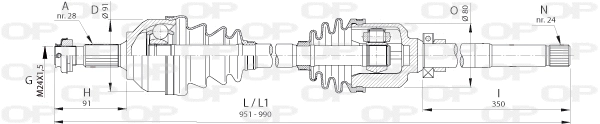 Drive Shaft (DRS6403.00)
