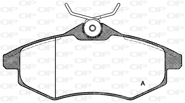 Brake Pad Set, disc brake (BPA0881.00)
