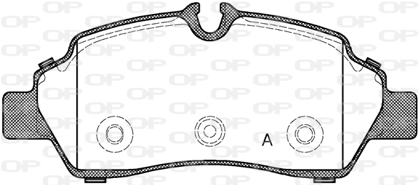 Brake Pad Set, disc brake (BPA1605.00)