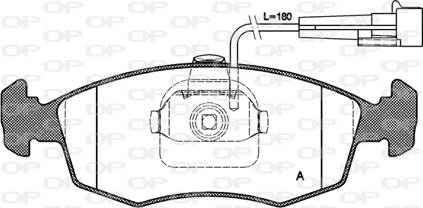 Brake Pad Set, disc brake (BPA0172.12)