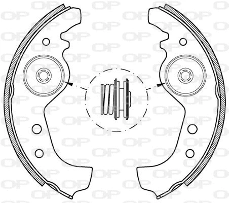 Brake Shoe Set (BSA2001.00)