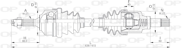 Drive Shaft (DRS6181.00)