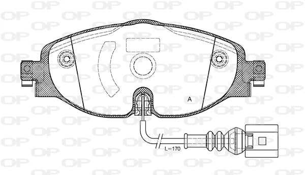 Brake Pad Set, disc brake (BPA1515.01)