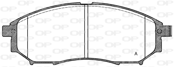 Brake Pad Set, disc brake (BPA0852.14)