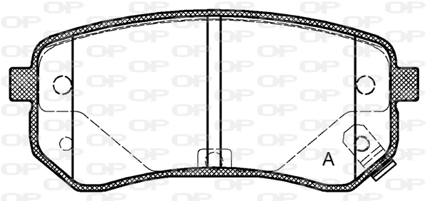 Brake Pad Set, disc brake (BPA1135.02)