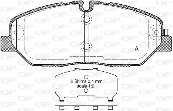 Brake Pad Set, disc brake (BPA1226.32)