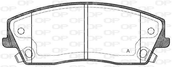 Brake Pad Set, disc brake (BPA1126.08)